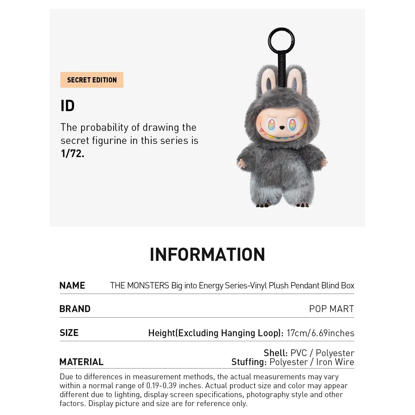 Labubu The Monsters Blind Box - Big Into Energy (Original)